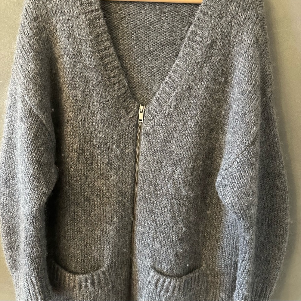 COS Gray Women's Cardigan Sweater - Picture 6 of 10